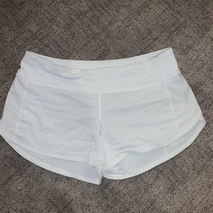 Lululemon White Shorts